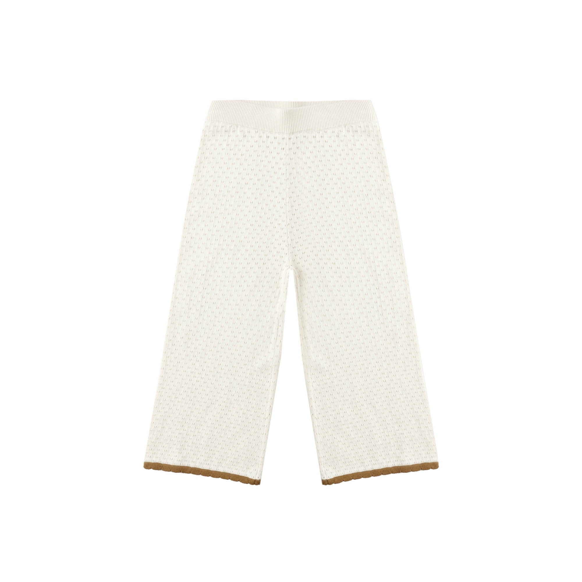 Pointelle Knit Pant - Natural