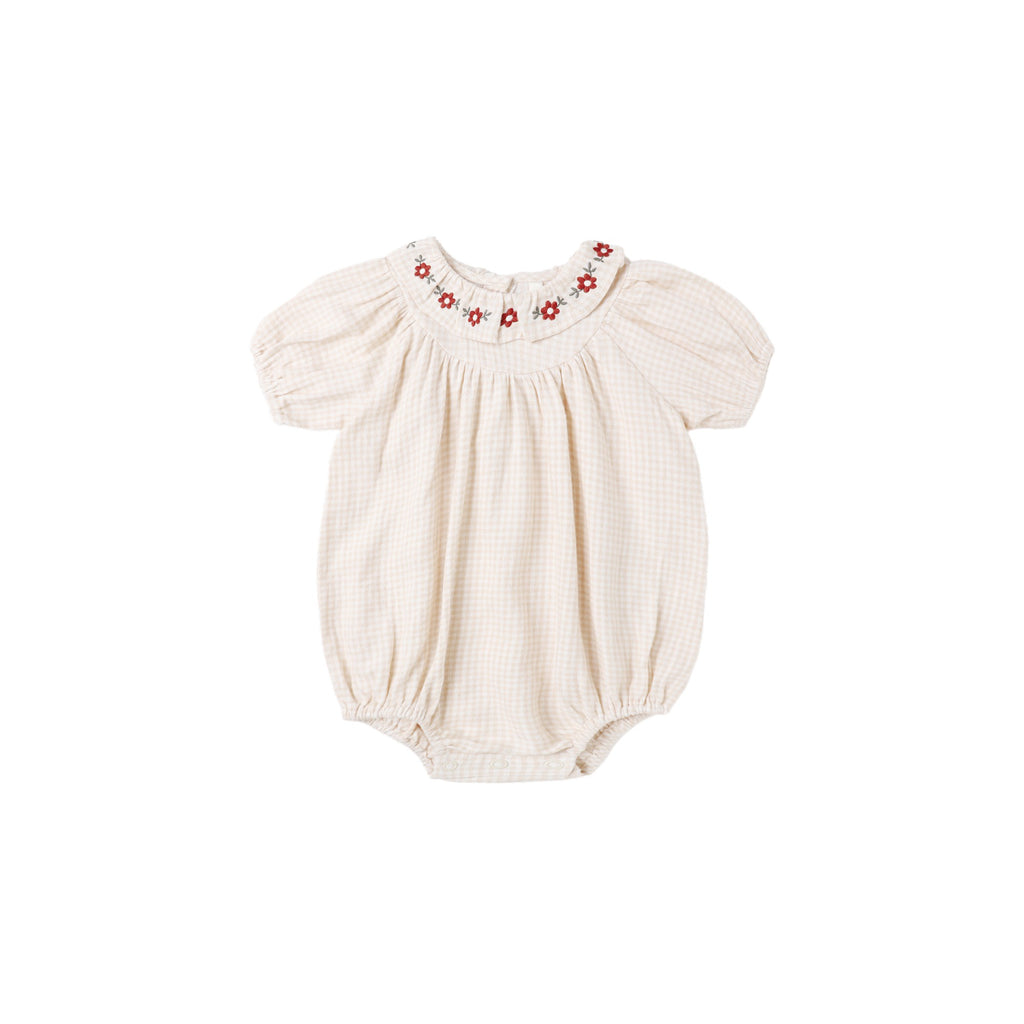 Lula Romper - Petal Gingham