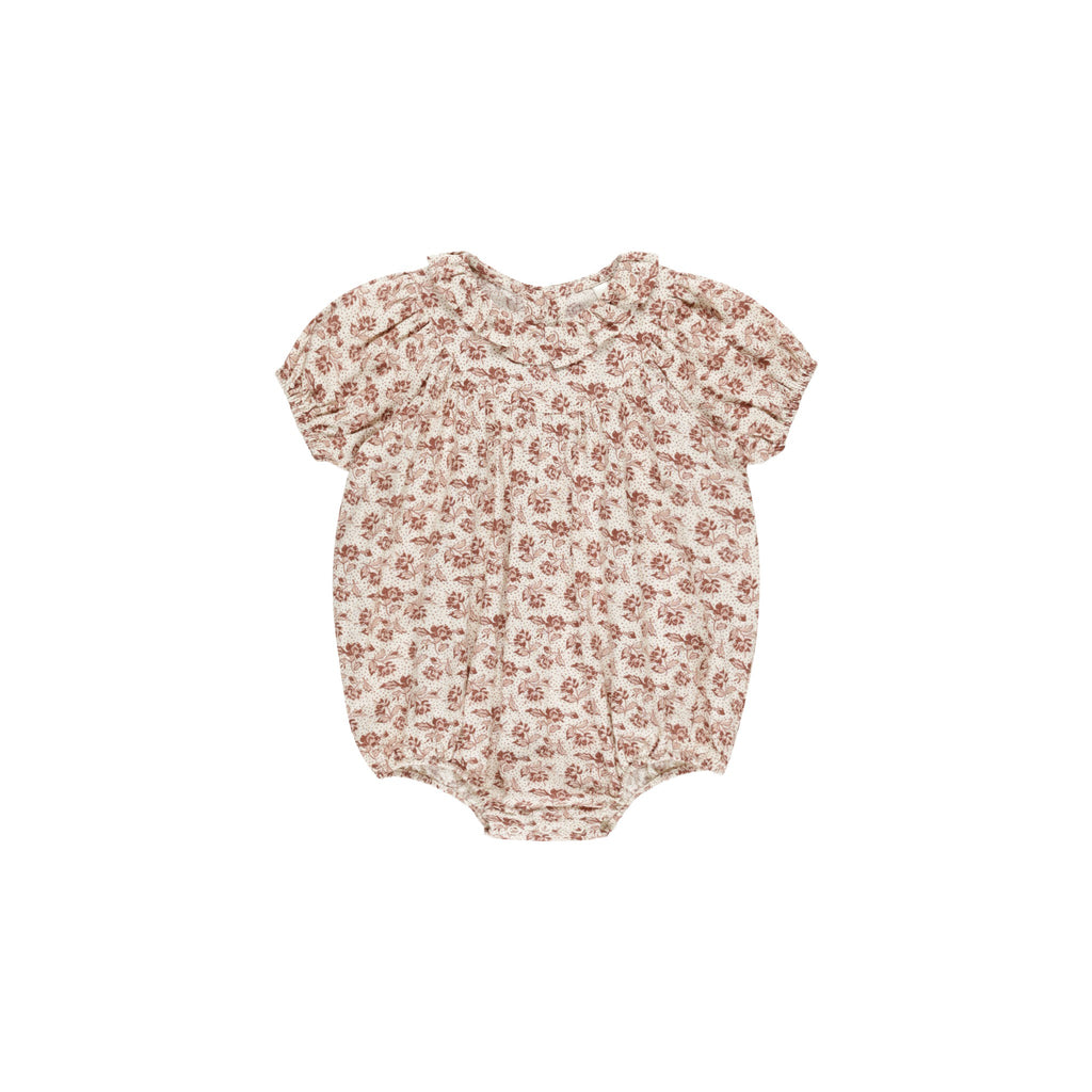 Rylee + Cru Lula Romper - Red Rose