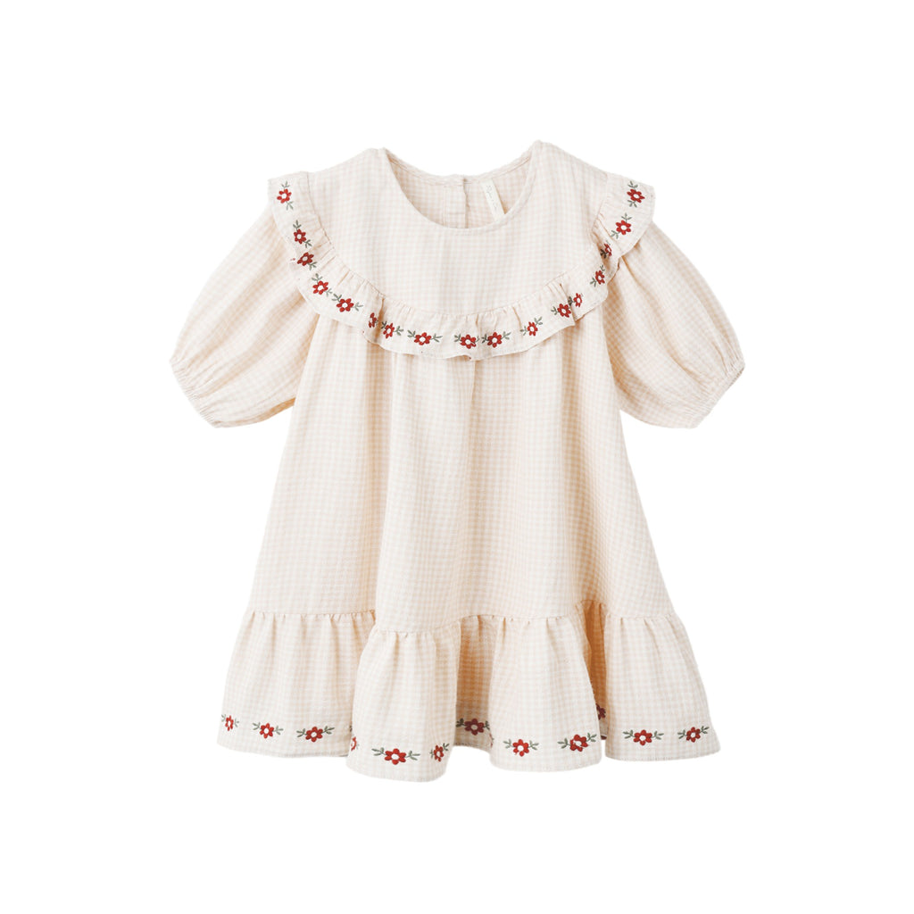 Cordelia Dress - Petal Gingham