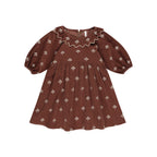 Freya Dress - Brick Floral