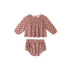 Sophia Top + Bloomer Set - Ruby Fleur