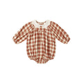 Heidi Romper - Red Plaid