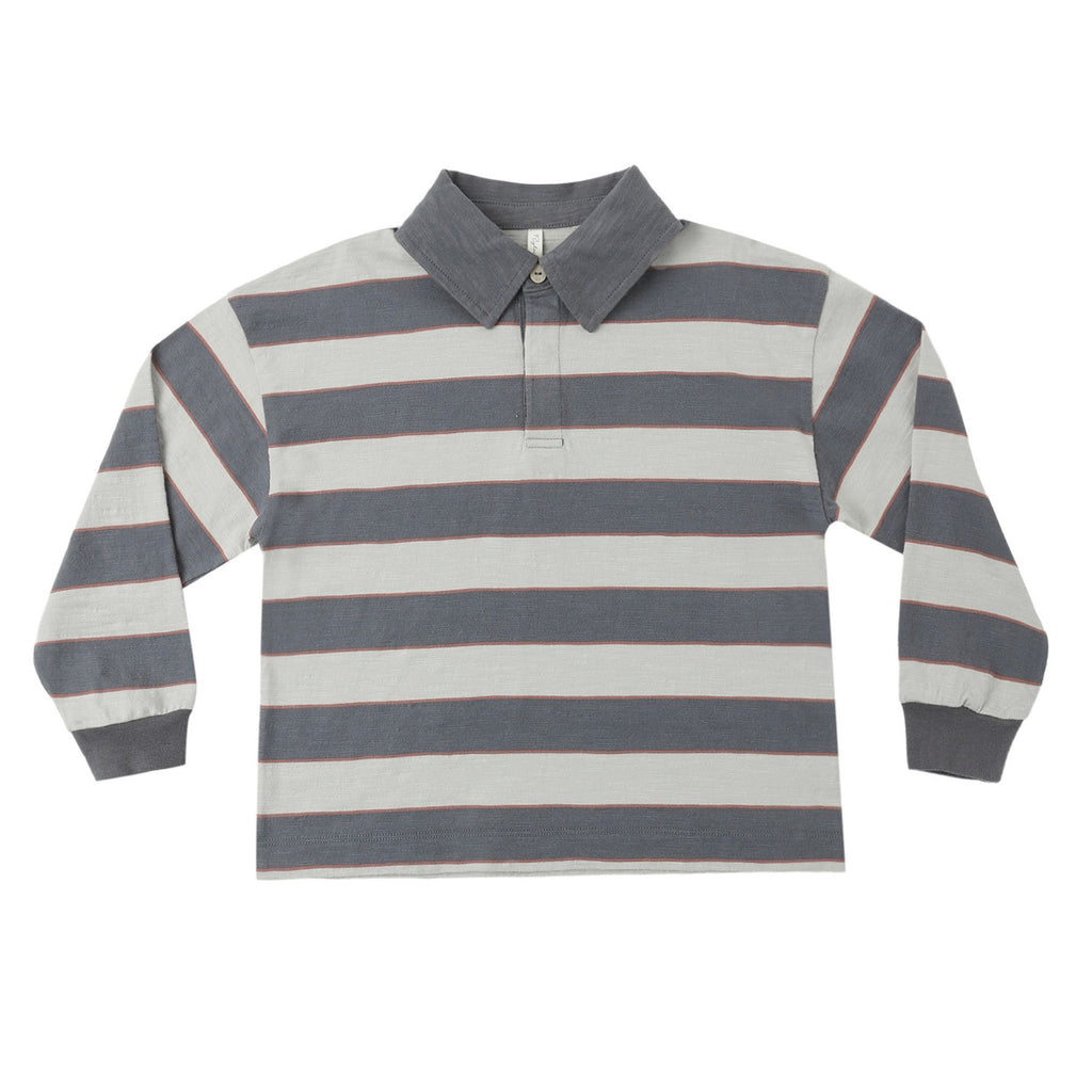 PRE-ORDER Rugby Polo - Sage Stripe
