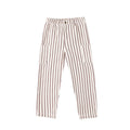 Relaxed Cargo Pant - Burgundy Pinstripe