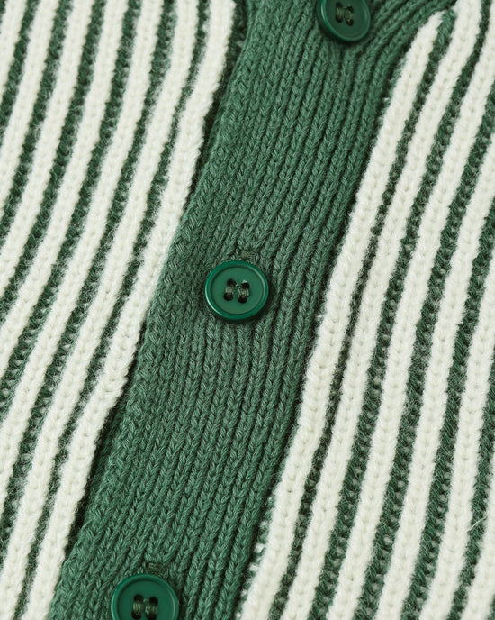 Haywood Cardigan - Green Stripe