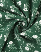 Sabrina Mini Dress - Green Ditsy