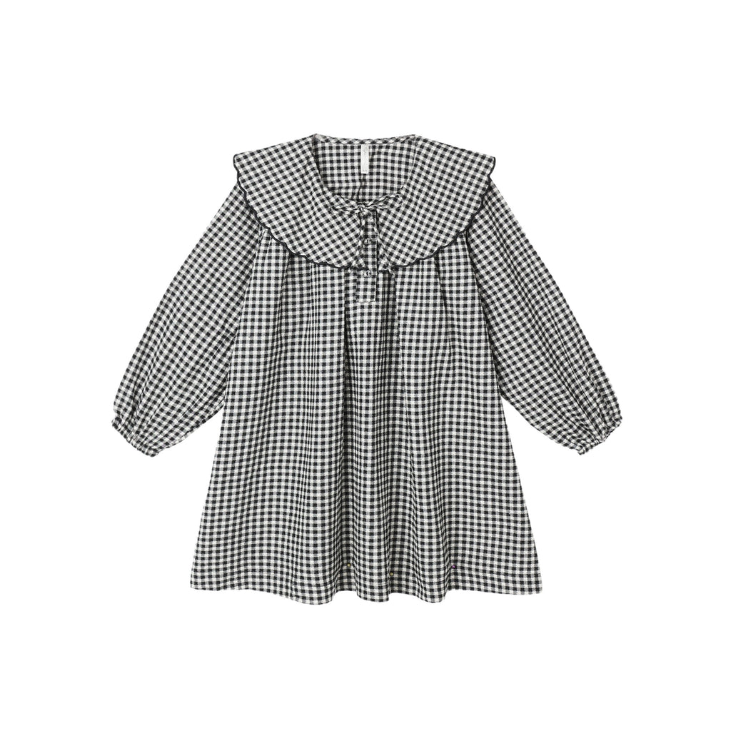 Mini Dress - Black Gingham