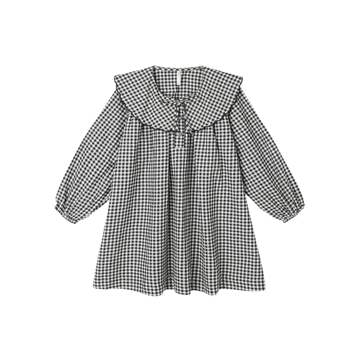 PRE-ORDER Rylee + Cru Mini Dress || Black Gingham