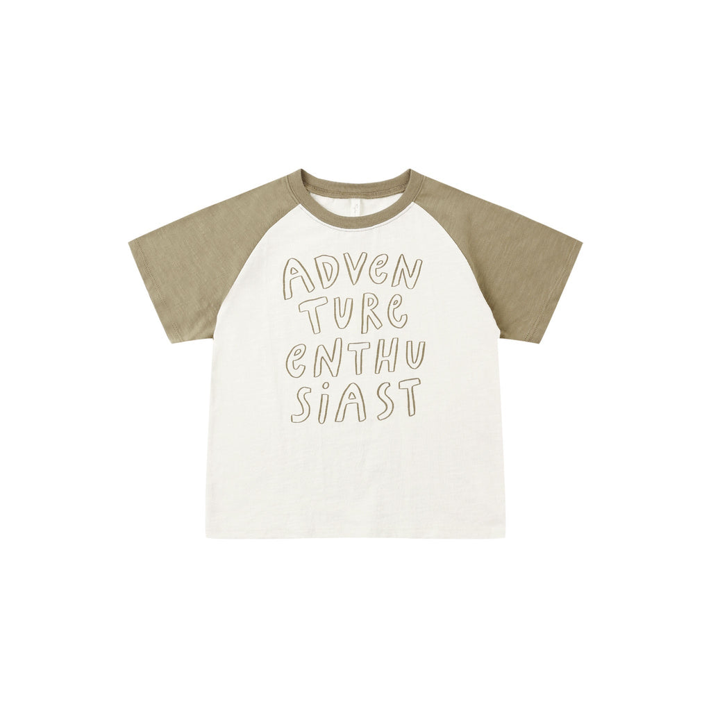 Raglan Short Sleeve Tee Adventure Enthusiast