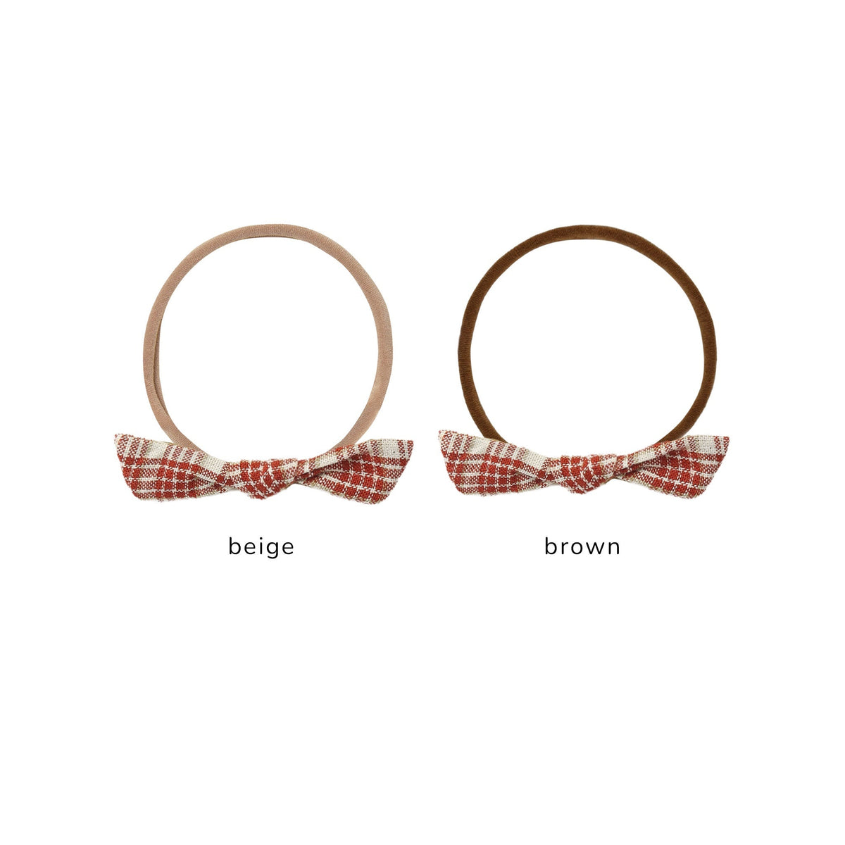 Little Knot Headband - Vintage Plaid