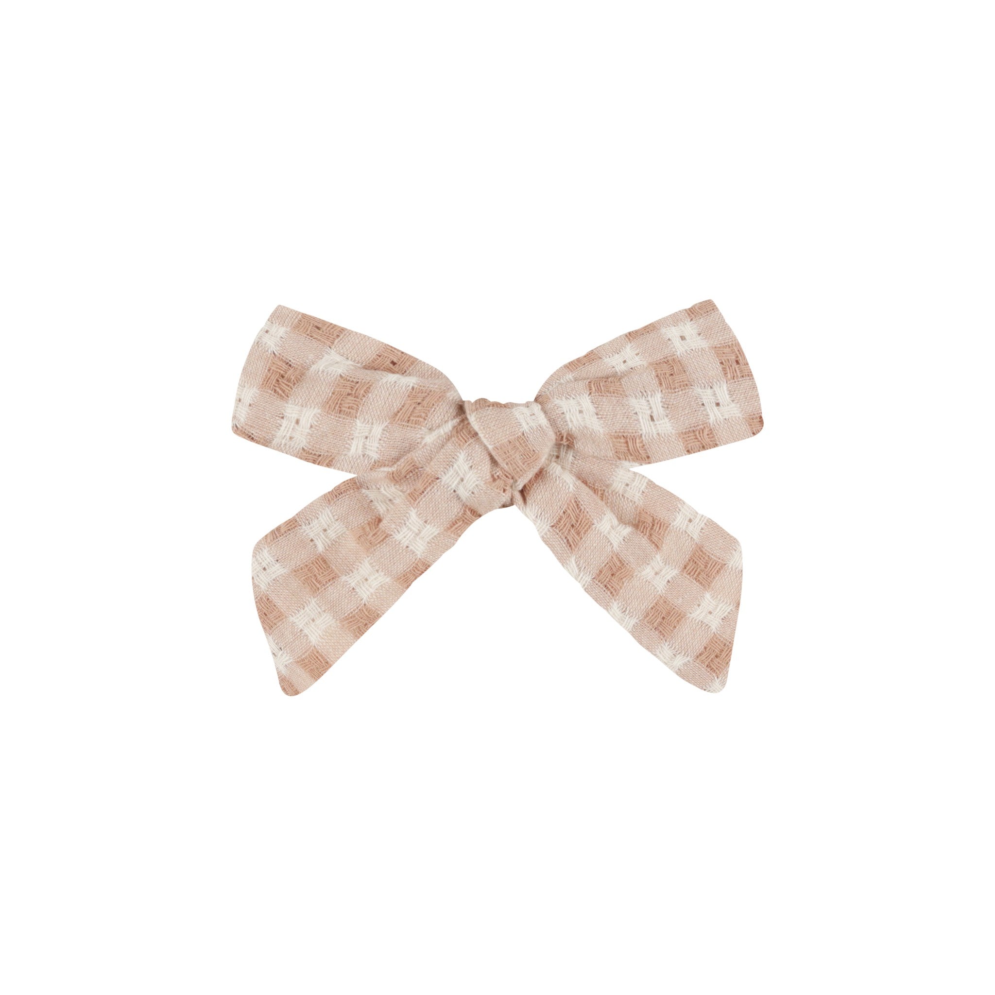 Rylee + Cru Bow - Pink Gingham