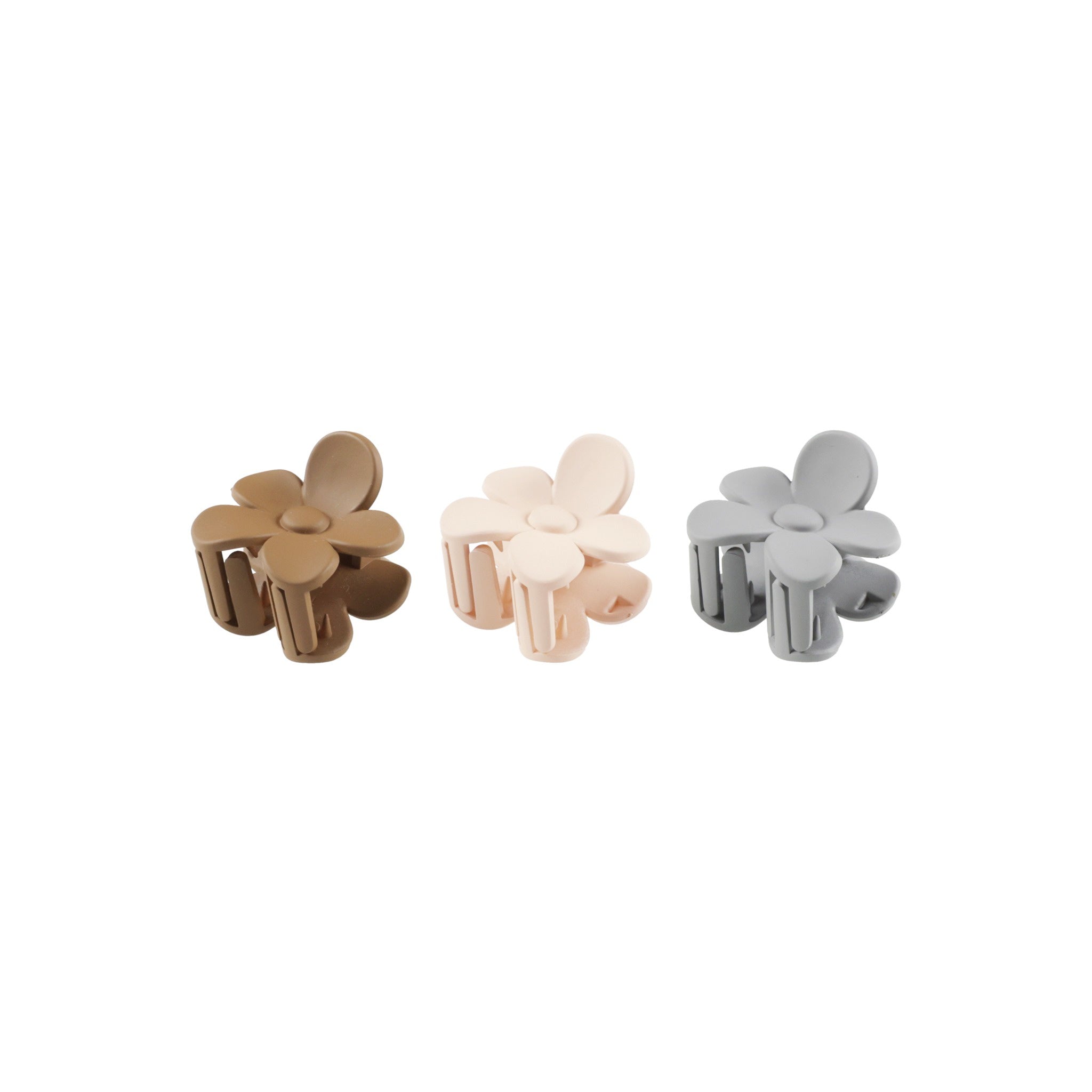 Rylee + Cru Flower Clip Set - Shell-Dusty Blue-Saddle