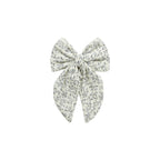 Oversized Bow - Blue Vines