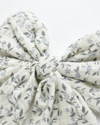 Oversized Bow - Blue Vines