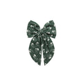 Oversized Bow - Green Ditsy