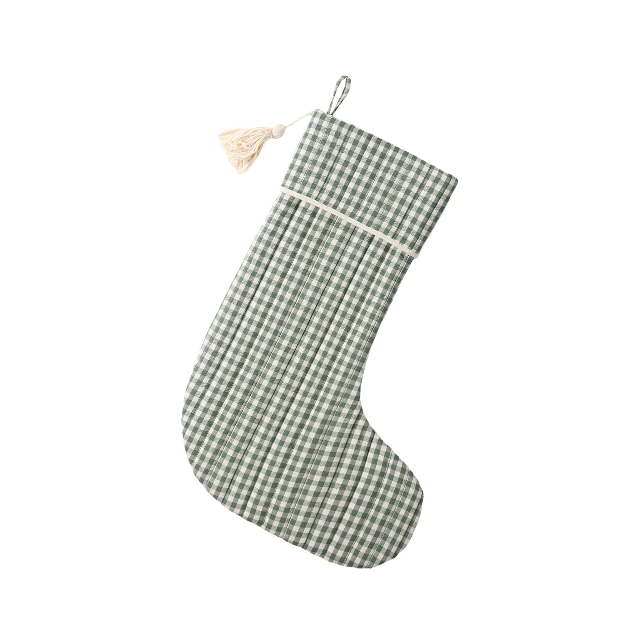 Rylee + Cru Christmas Stocking - Evergreen Gingham