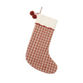 Noel Stocking - Ruby Plaid