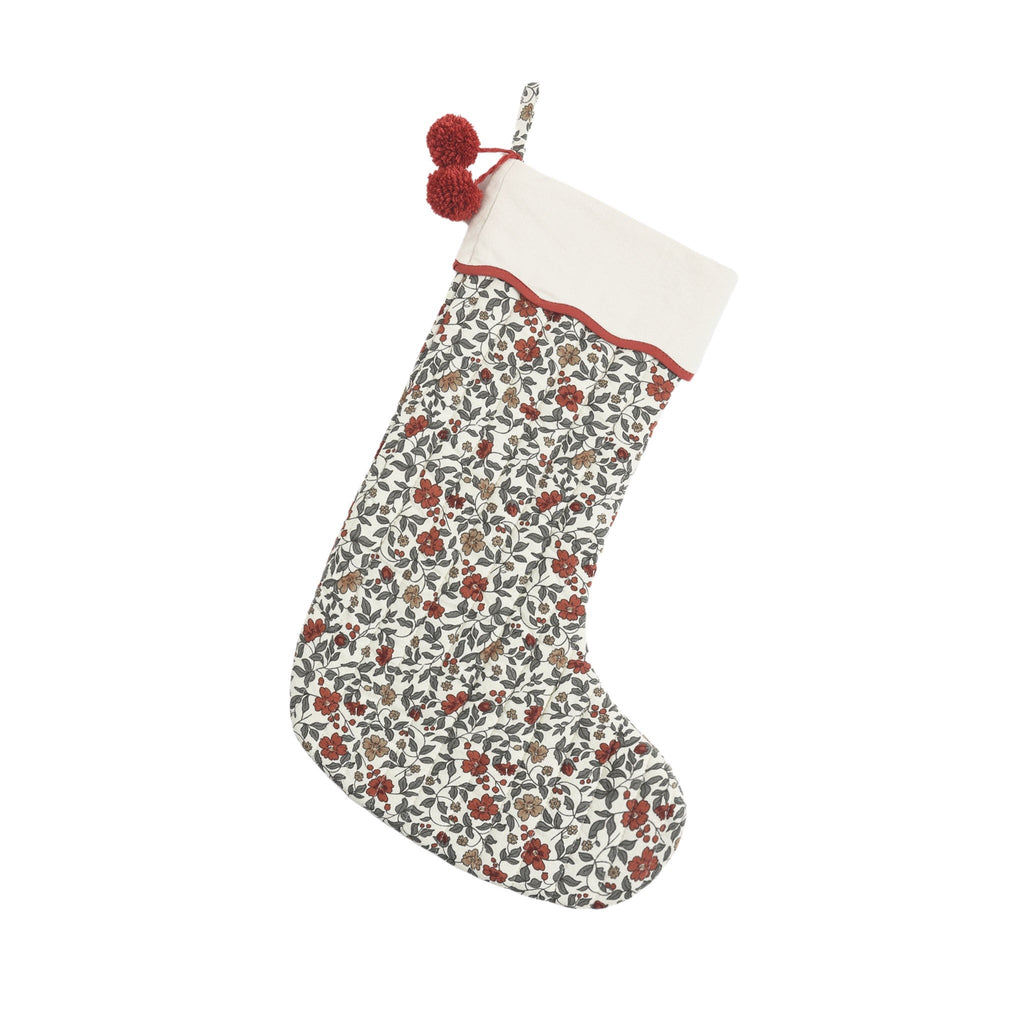 Noel Stocking - Holiday Floral