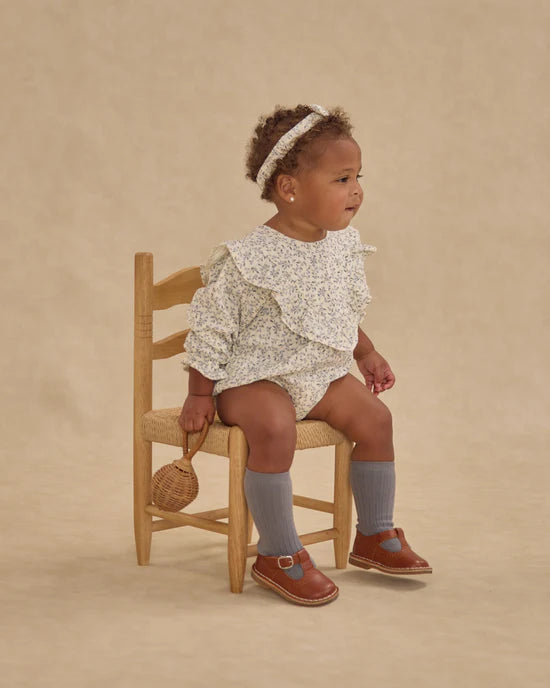 Winnie Romper - Blue Vines