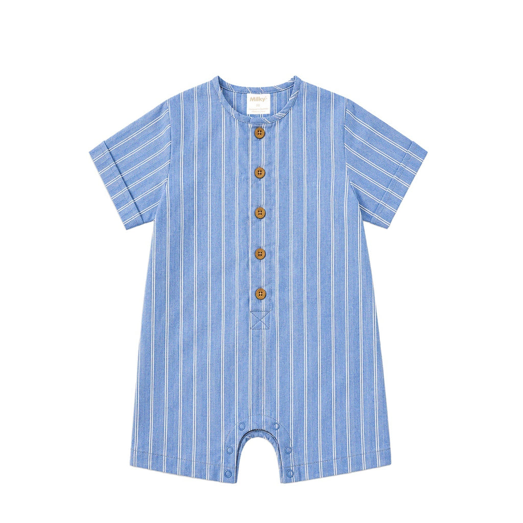 PRE-ORDER - Riviera Stripe Playsuit