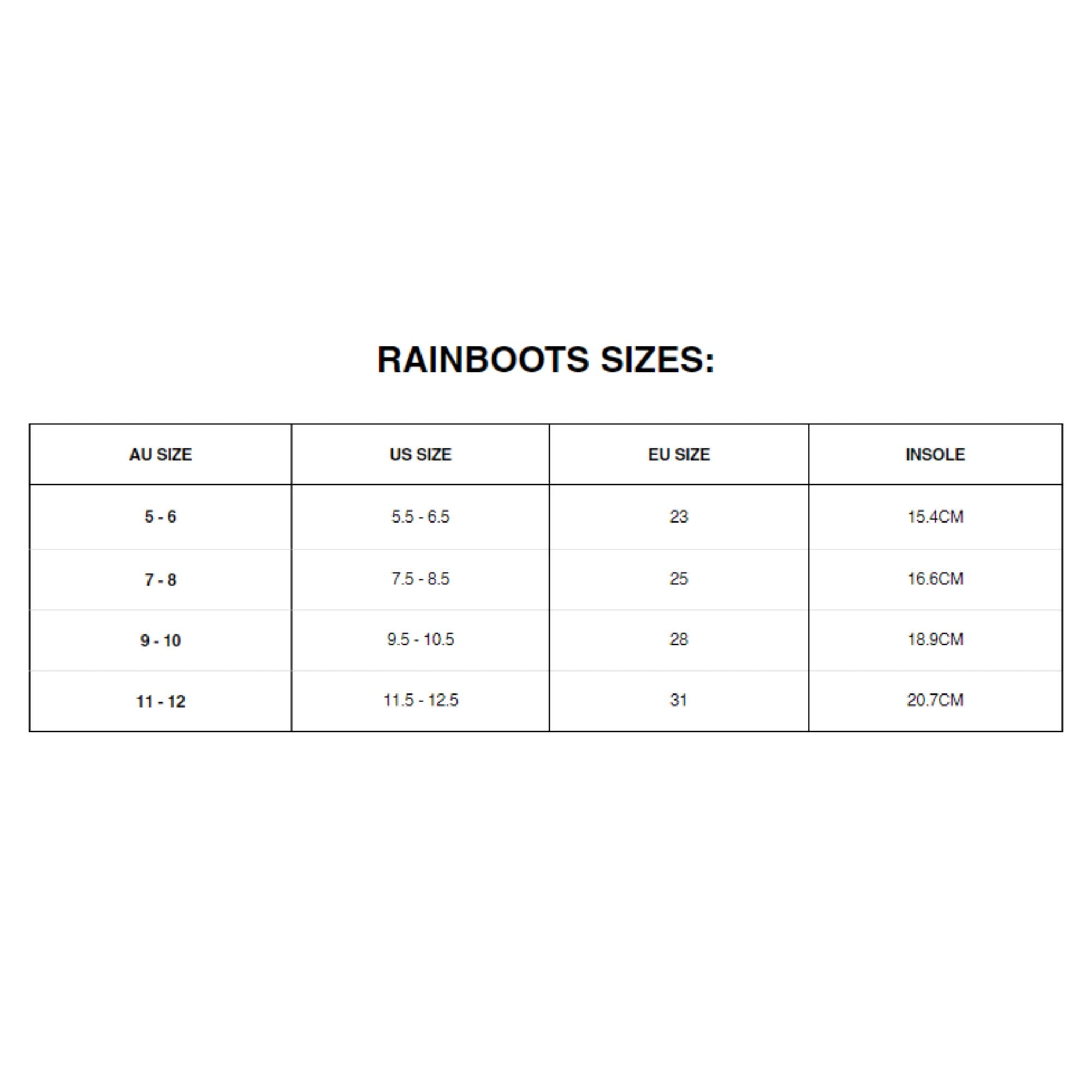 Rain Bear Rainboot - Night