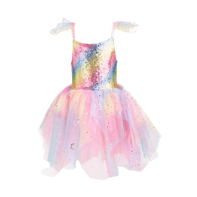 Rainbow Fairy Dress with Wings