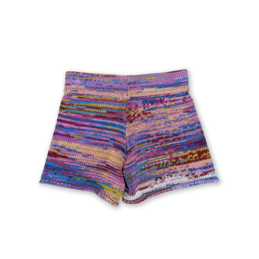 Knitted Shorts - Rainbow