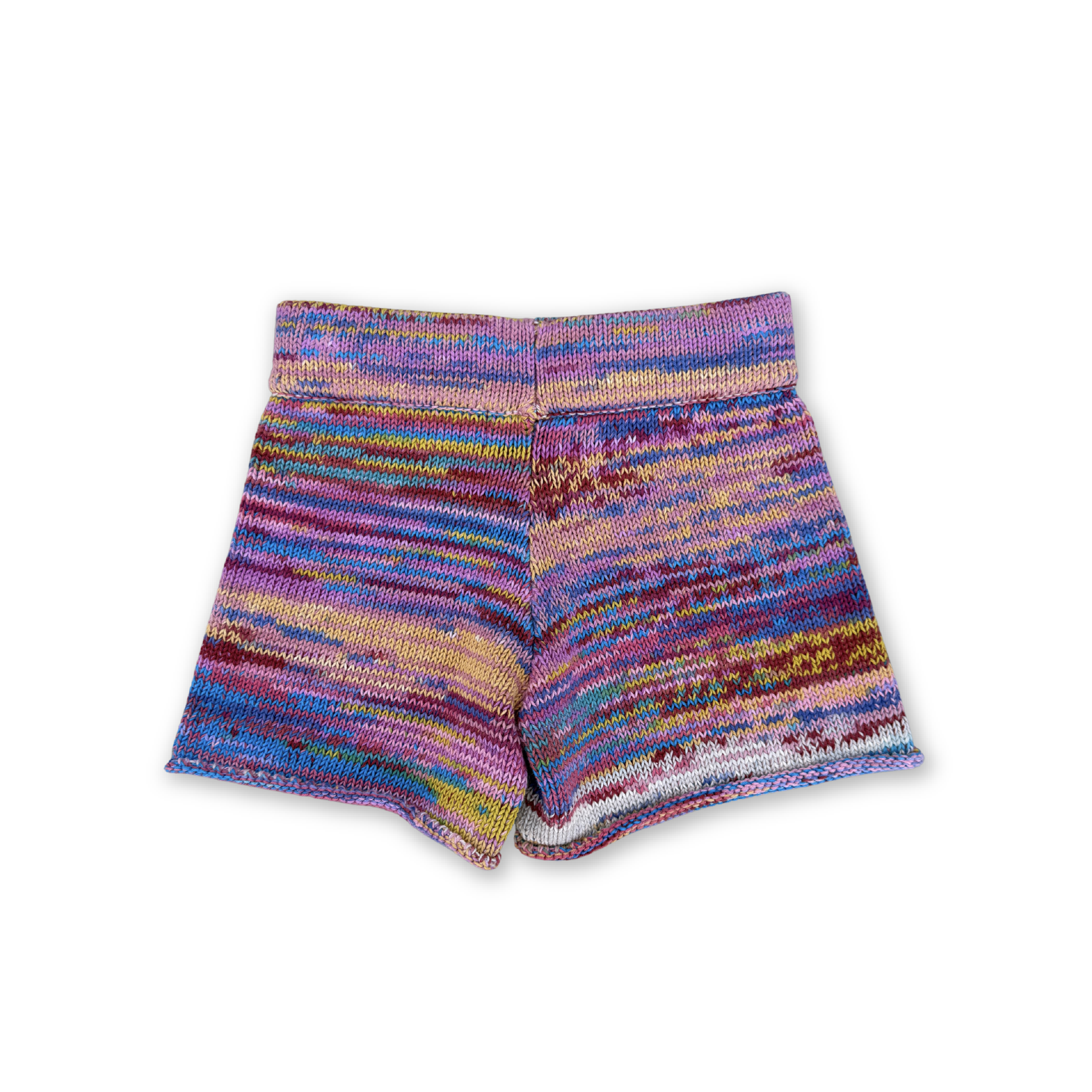Knitted Shorts - Rainbow