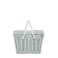 Rattan Piki Basket - Vintage Blue