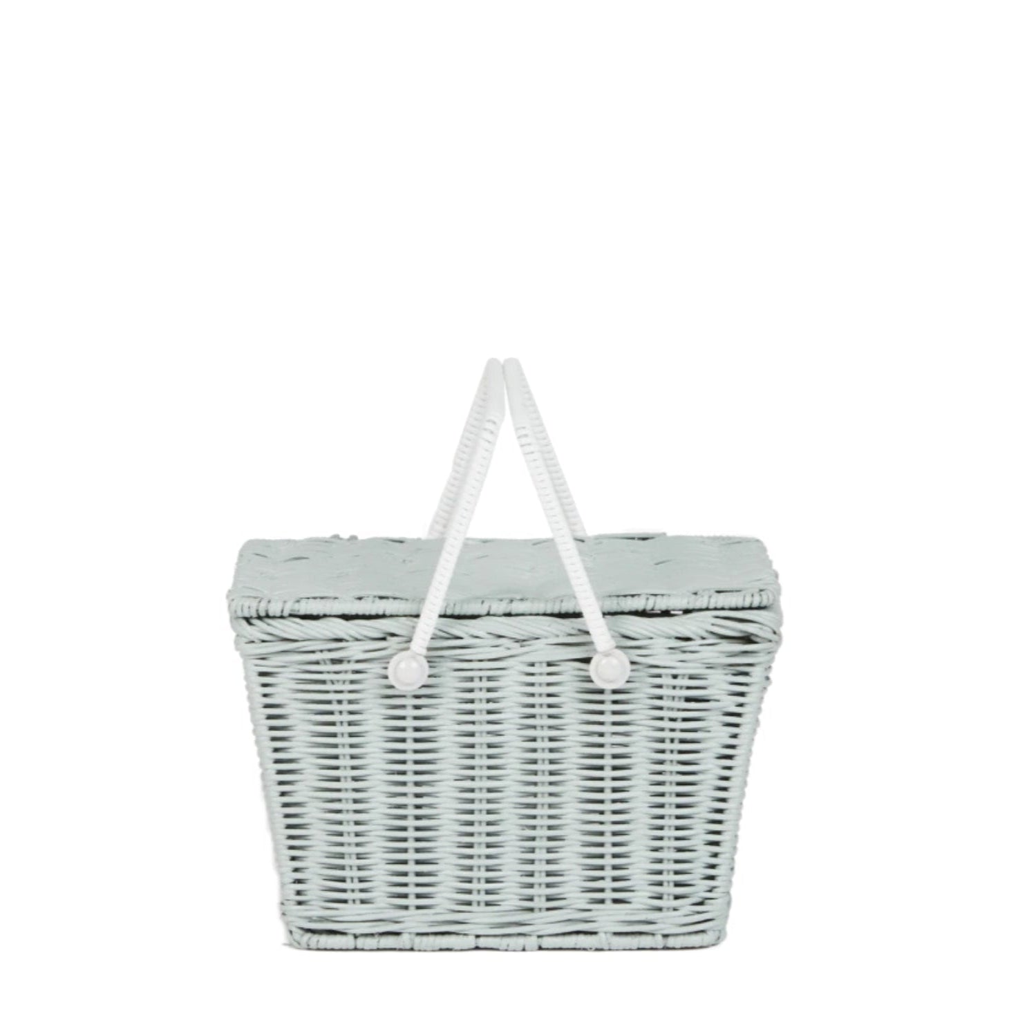 Rattan Piki Basket - Vintage Blue