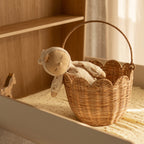 Rattan Tulip Carry Basket - Natural