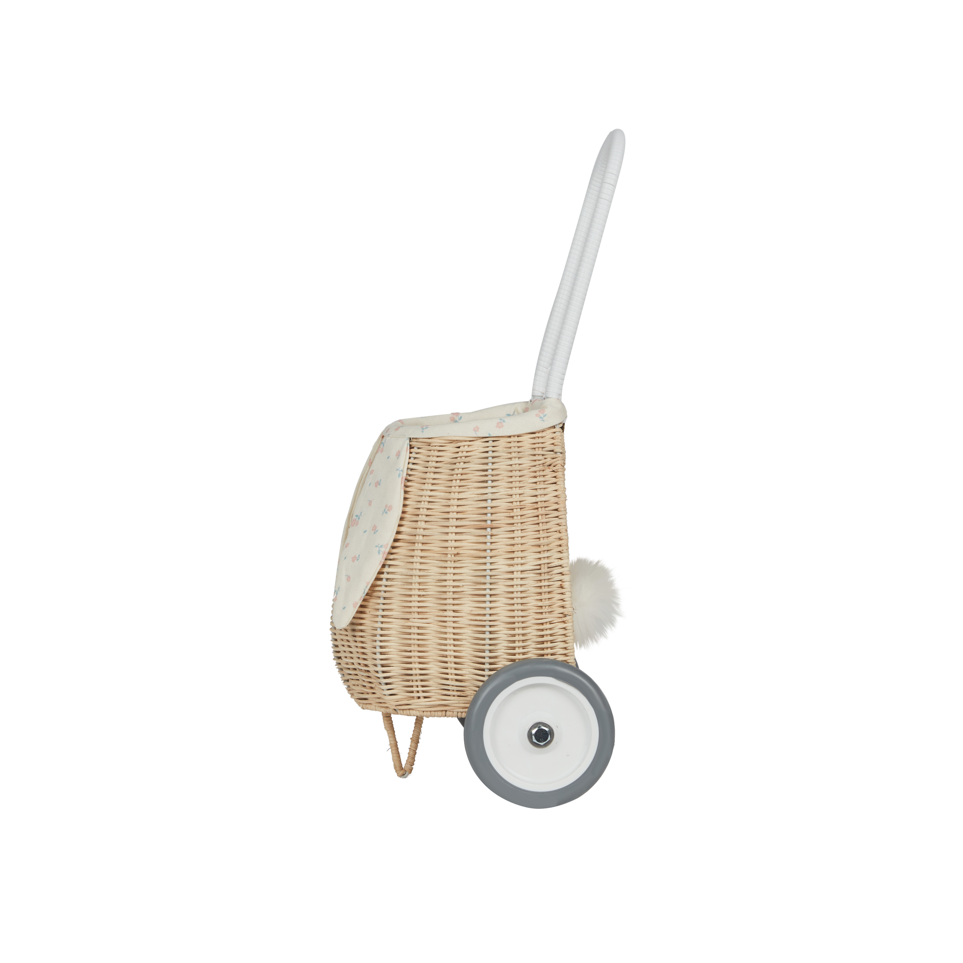 Rattan Bunny Luggy with Lining - Pansy