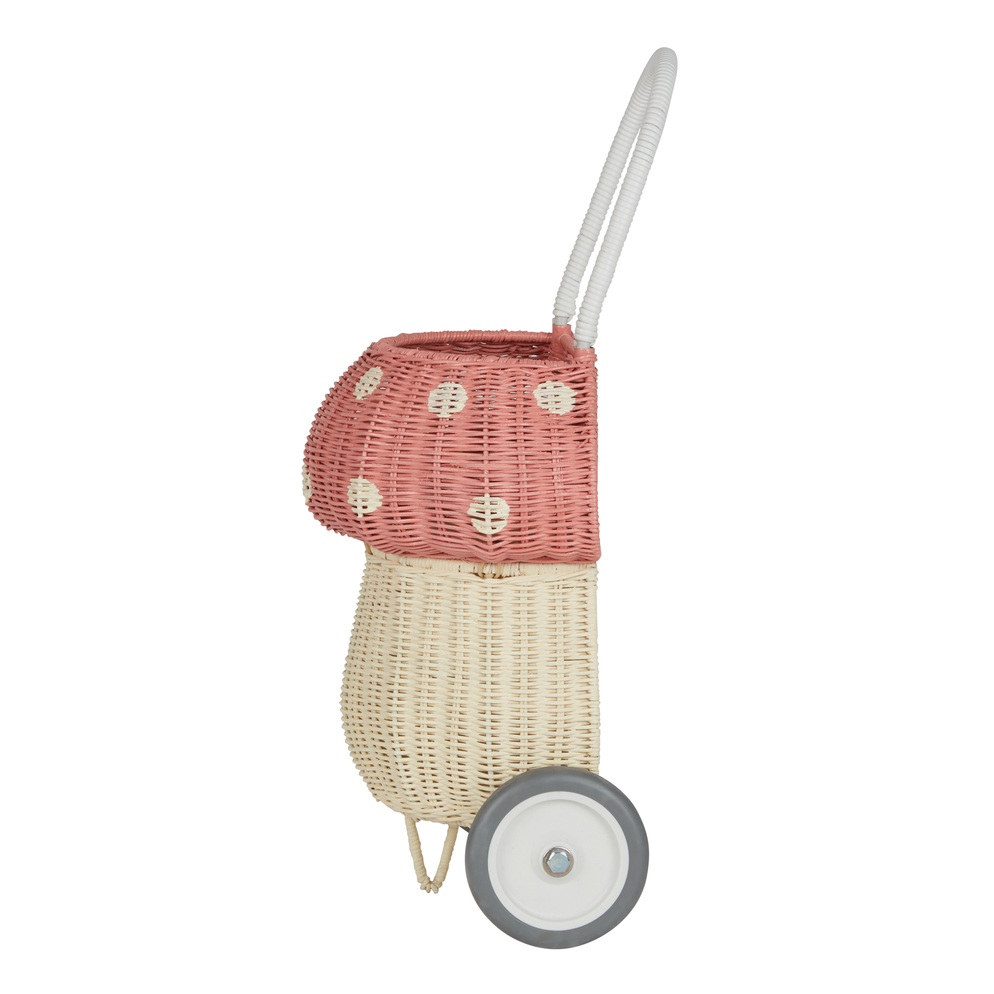 Olli Ella Rattan Mushroom Luggy - Musk