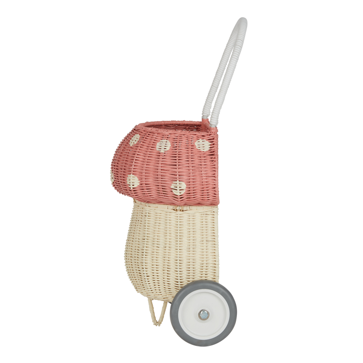 Olli Ella Rattan Mushroom Luggy - Musk