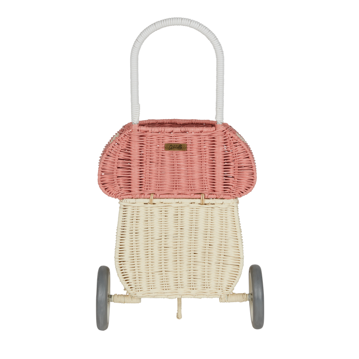 Olli Ella Rattan Mushroom Luggy - Musk