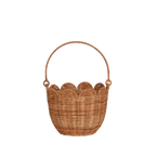 Rattan Tulip Carry Basket - Natural