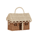 Gingerbread Casa Clutch - Natural/Straw