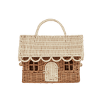 Gingerbread Casa Clutch - Natural/Straw