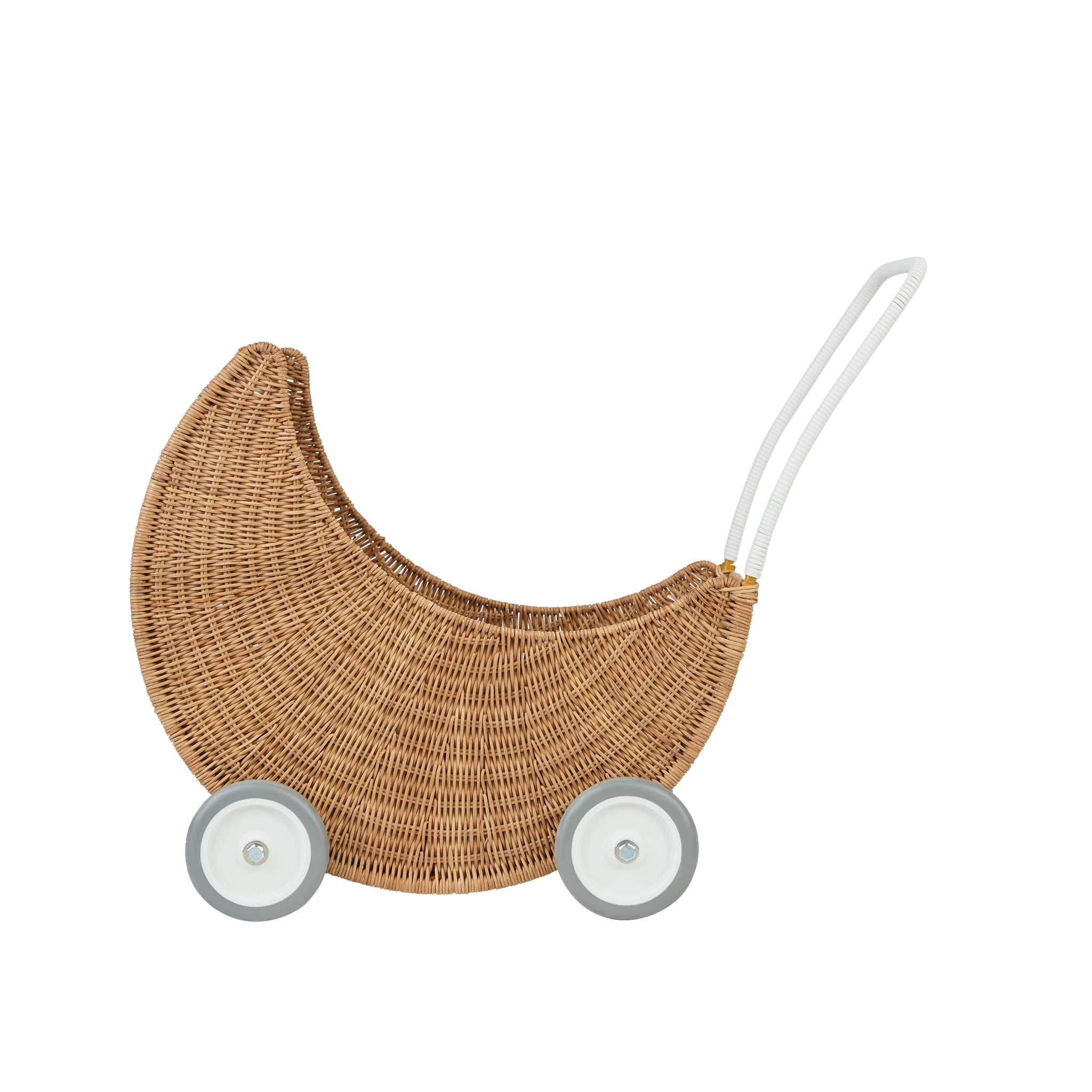 Olli Ella Rattan Moon Strolley - Natural