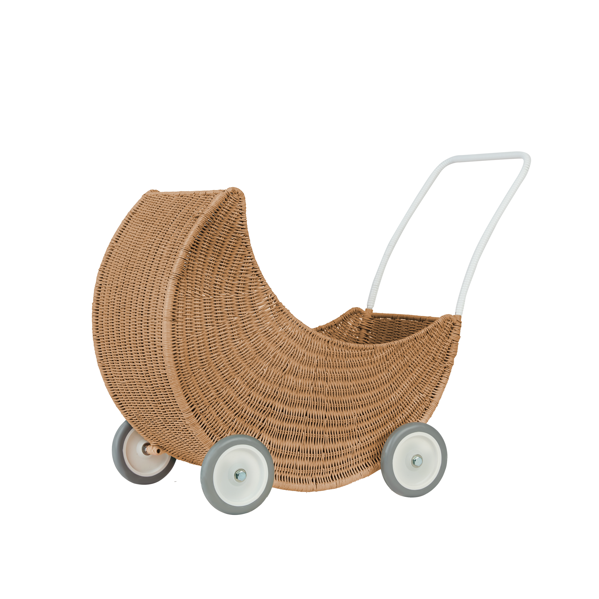 Olli Ella Rattan Moon Strolley - Natural