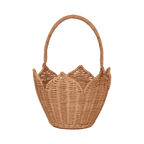 Poinsettia Basket - Natural