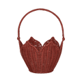 Poinsettia Basket - Red