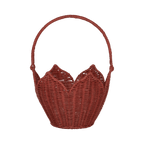 Poinsettia Basket - Red