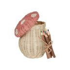 Porcini Basket - Musk/Straw