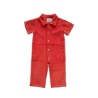Organic Cord Boilersuit - Sauce