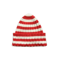 Organic Striped Pixie Rib Beanie - Sauce