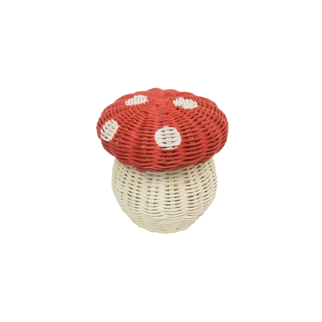 Porcini Basket - Red/Chalk
