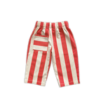 Organic Everyday Stripe Pant - Sauce