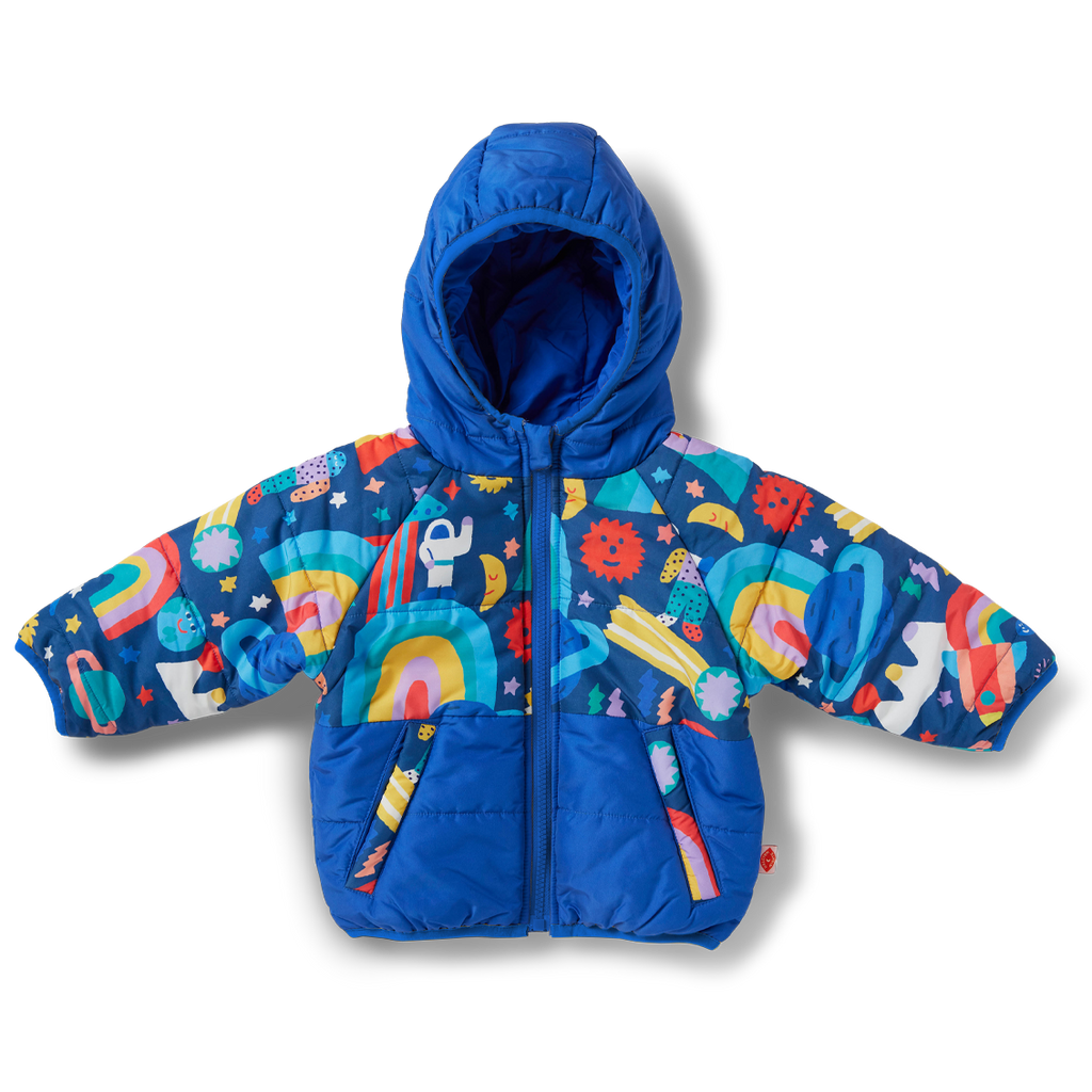 Halcyon Nights Kids Puffer Jacket - Rocket Ride